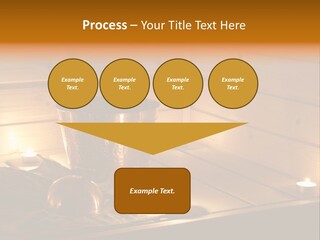 Cosmetics Spa Bench PowerPoint Template