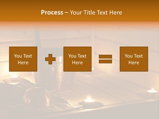 Cosmetics Spa Bench PowerPoint Template