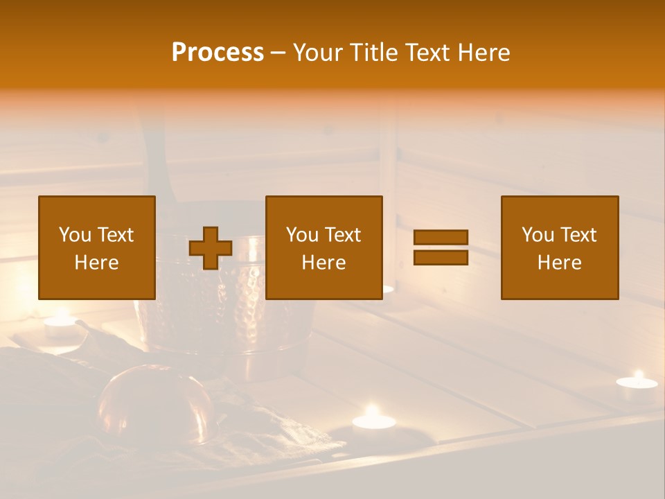 Cosmetics Spa Bench PowerPoint Template