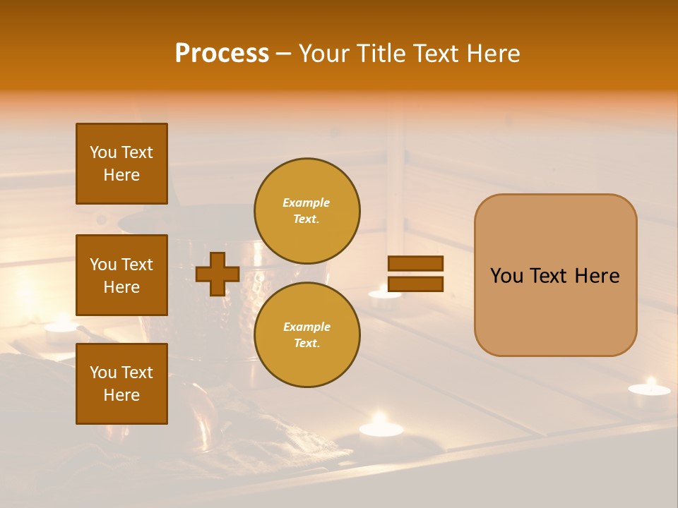 Cosmetics Spa Bench PowerPoint Template