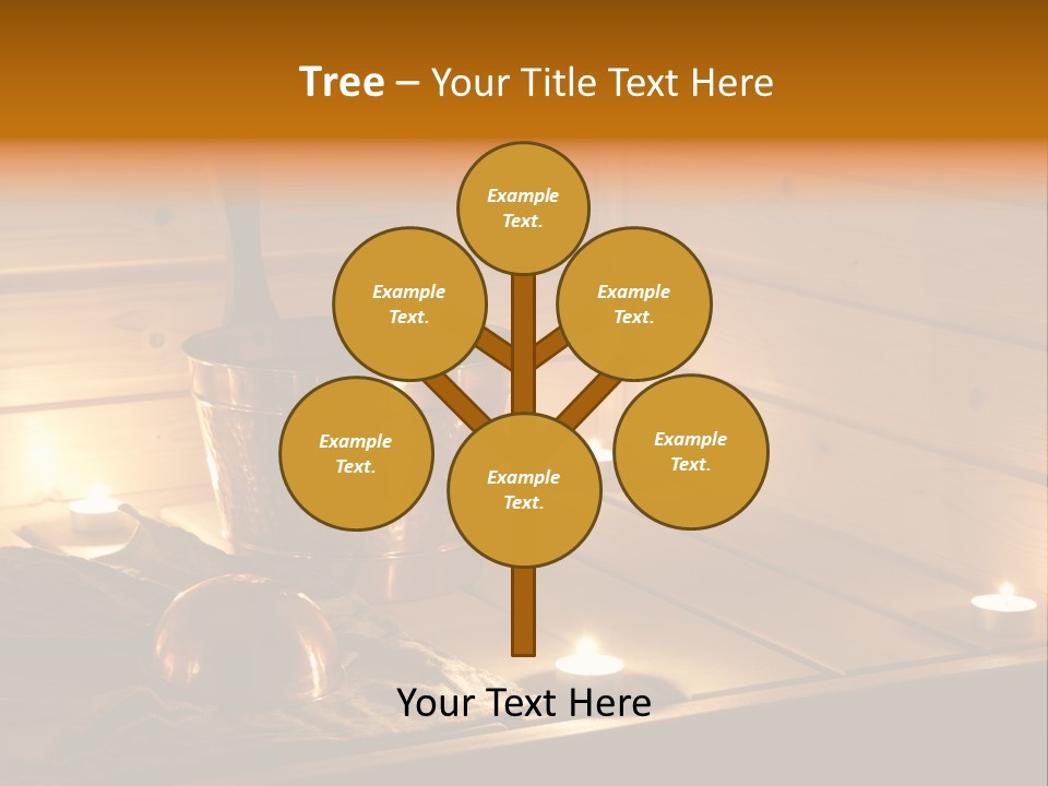 Cosmetics Spa Bench PowerPoint Template