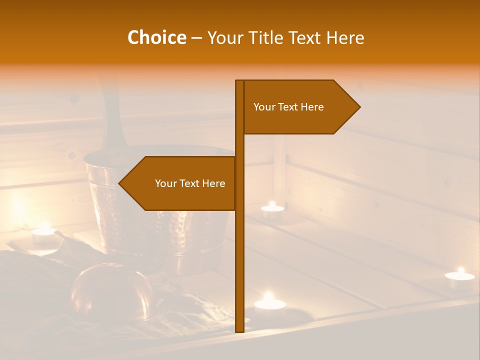 Cosmetics Spa Bench PowerPoint Template