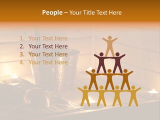 Cosmetics Spa Bench PowerPoint Template