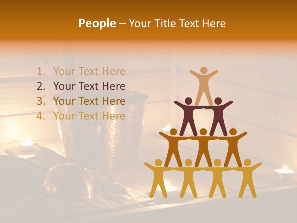 Cosmetics Spa Bench PowerPoint Template