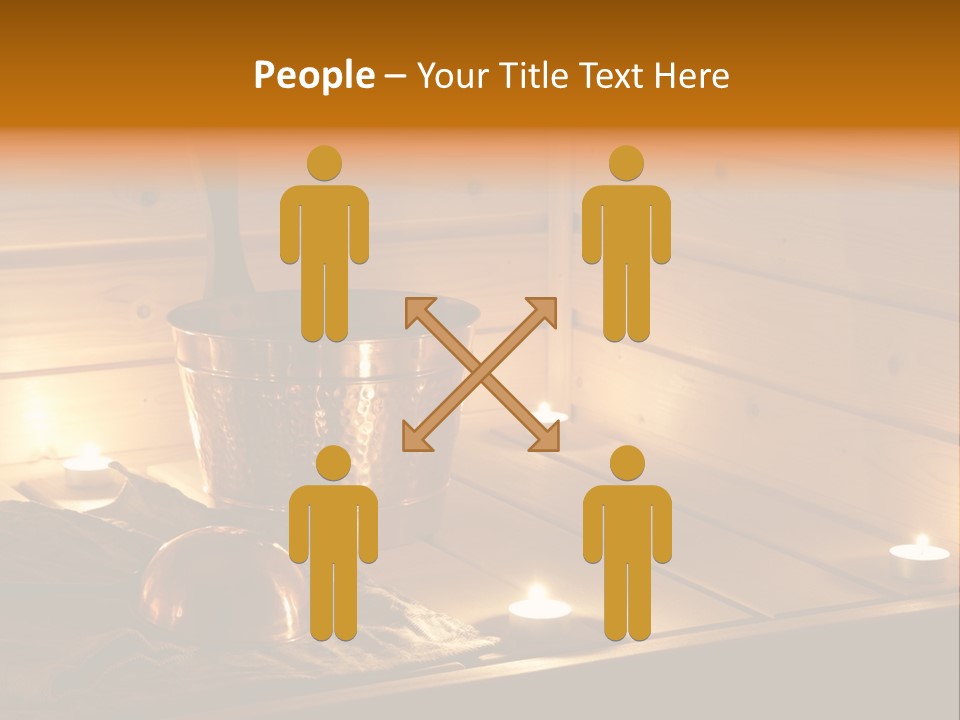 Cosmetics Spa Bench PowerPoint Template