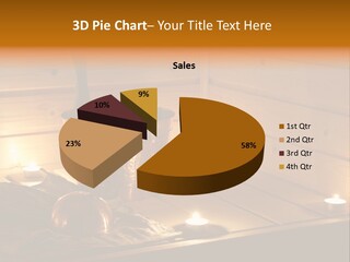 Cosmetics Spa Bench PowerPoint Template