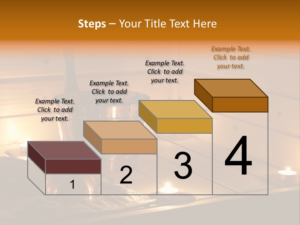 Cosmetics Spa Bench PowerPoint Template