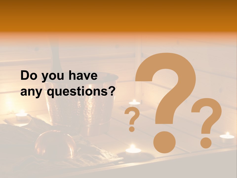 Cosmetics Spa Bench PowerPoint Template