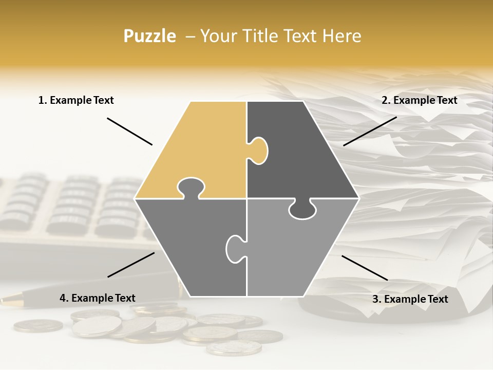 Calculator Document Circulation PowerPoint Template