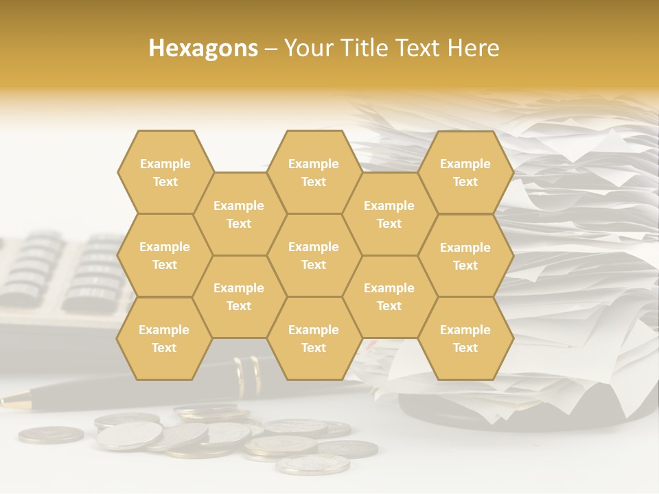 Calculator Document Circulation PowerPoint Template