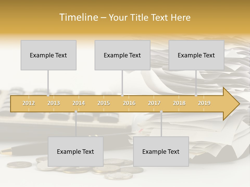 Calculator Document Circulation PowerPoint Template