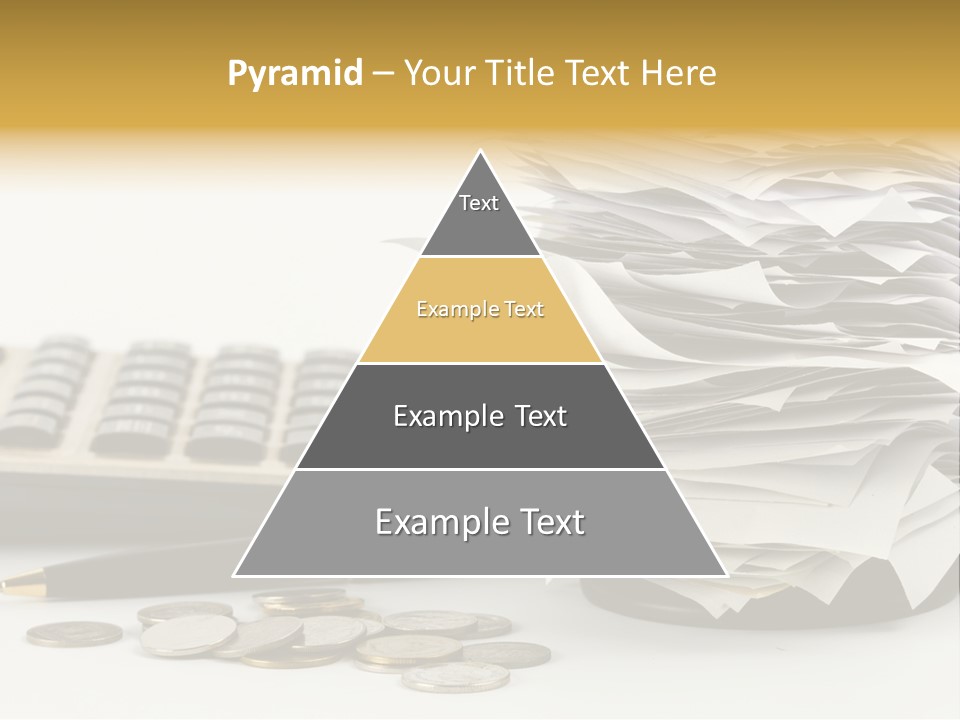 Calculator Document Circulation PowerPoint Template