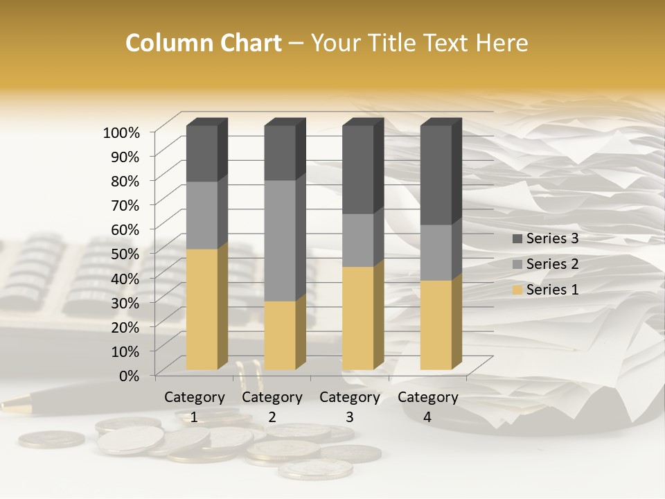 Calculator Document Circulation PowerPoint Template