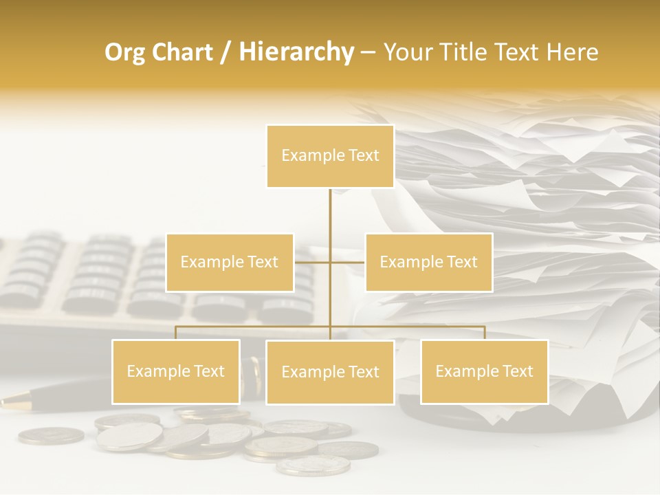 Calculator Document Circulation PowerPoint Template