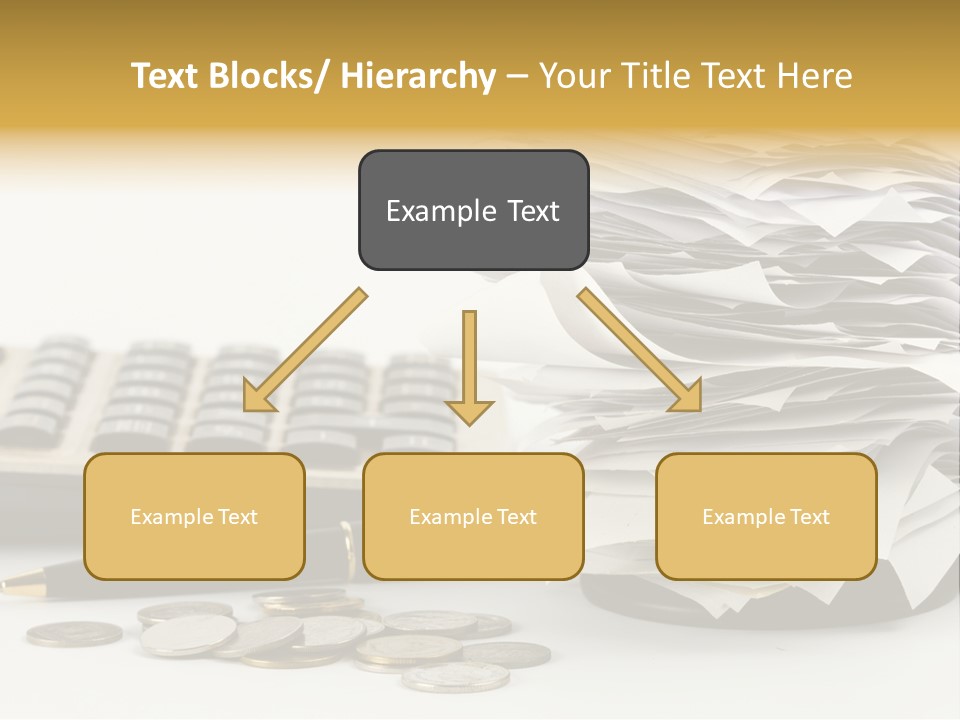 Calculator Document Circulation PowerPoint Template