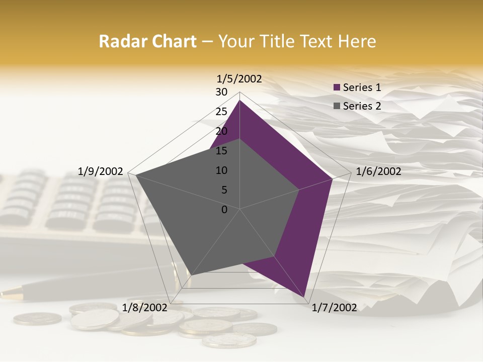 Calculator Document Circulation PowerPoint Template