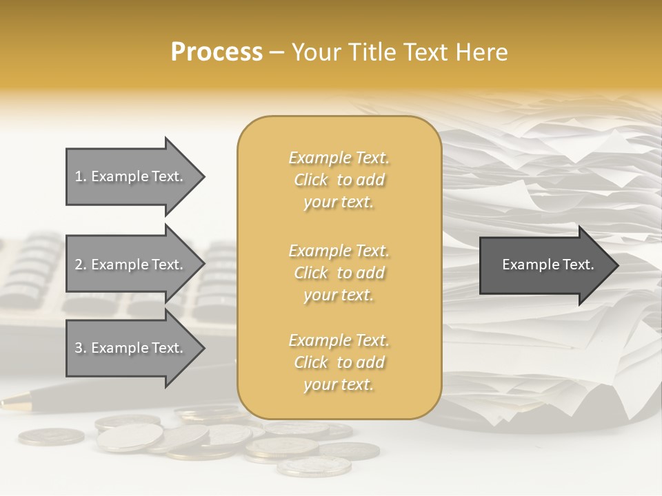 Calculator Document Circulation PowerPoint Template
