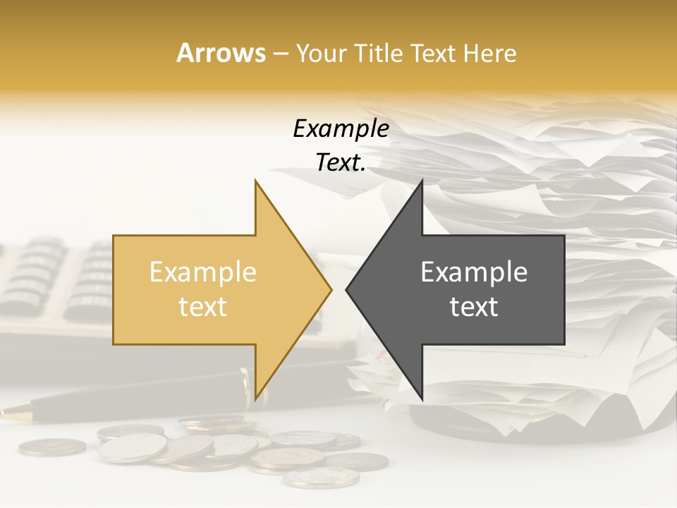 Calculator Document Circulation PowerPoint Template