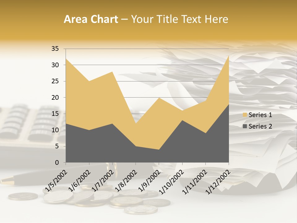 Calculator Document Circulation PowerPoint Template