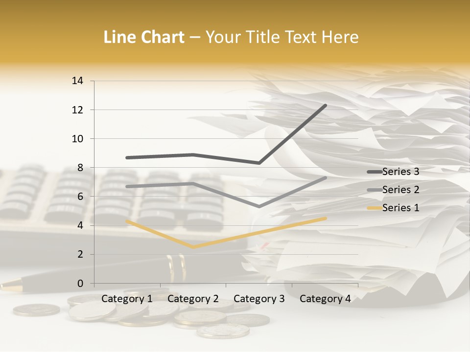 Calculator Document Circulation PowerPoint Template