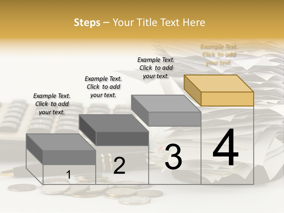 Calculator Document Circulation PowerPoint Template