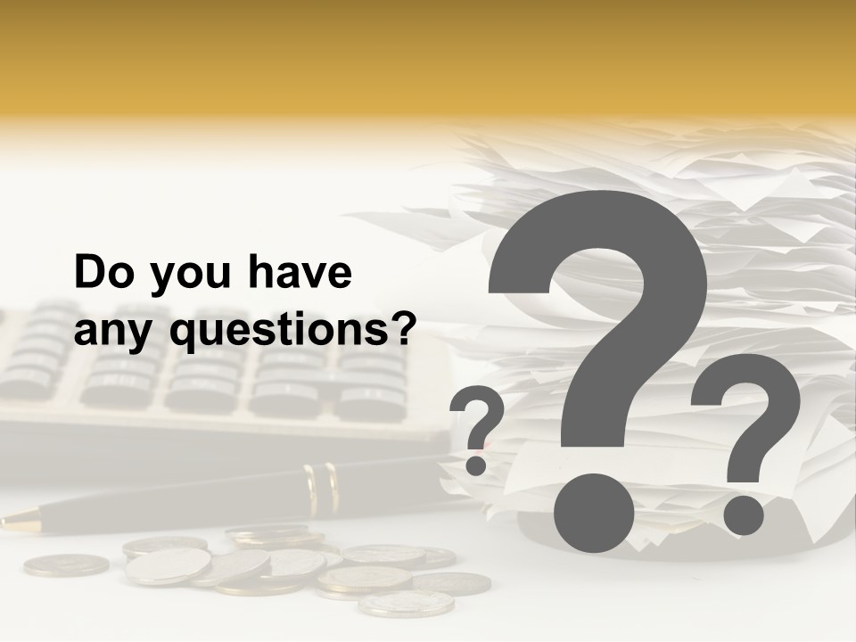 Calculator Document Circulation PowerPoint Template