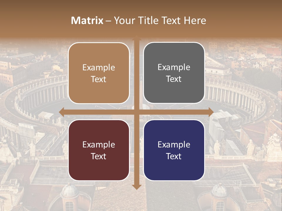 Circle Sight Monastery PowerPoint Template