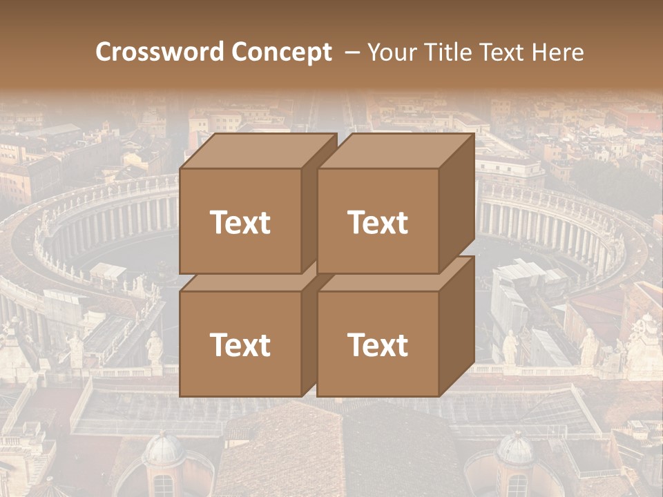 Circle Sight Monastery PowerPoint Template
