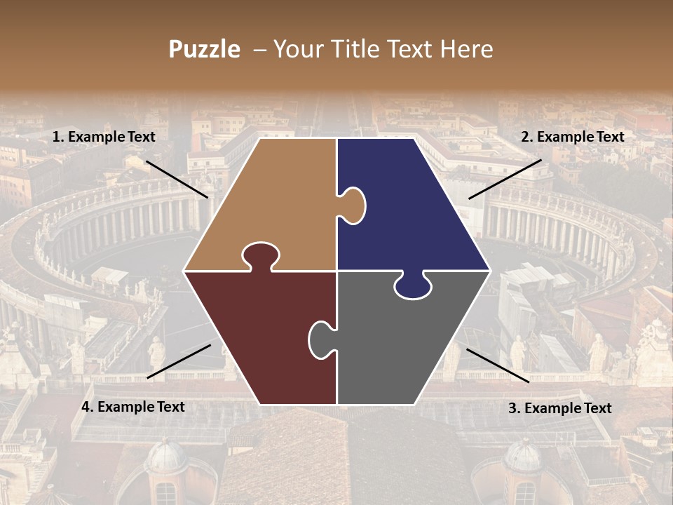 Circle Sight Monastery PowerPoint Template