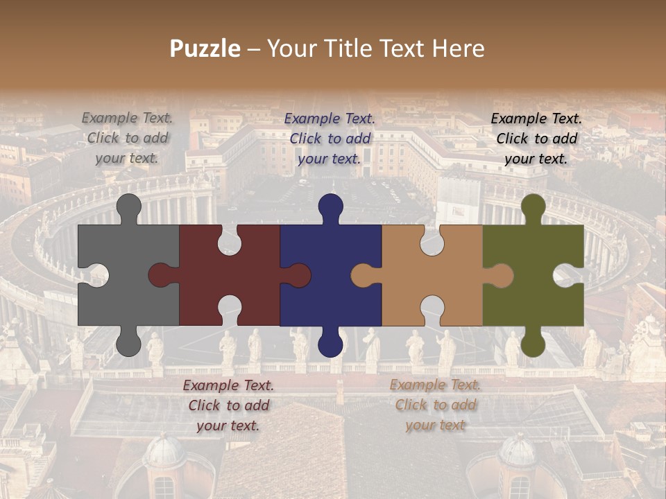 Circle Sight Monastery PowerPoint Template