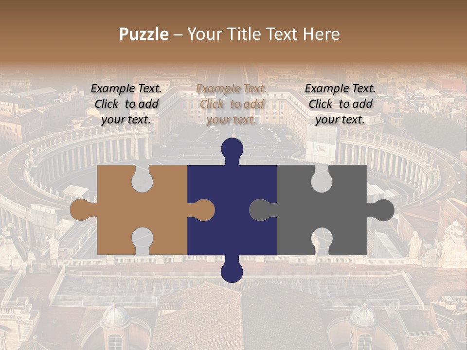 Circle Sight Monastery PowerPoint Template