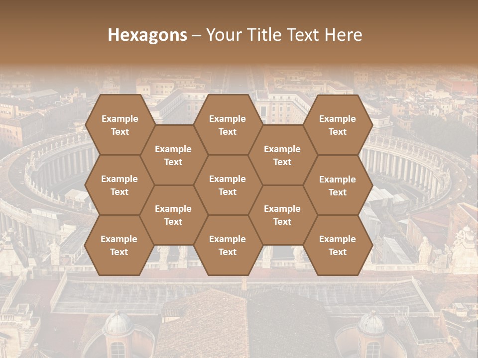 Circle Sight Monastery PowerPoint Template