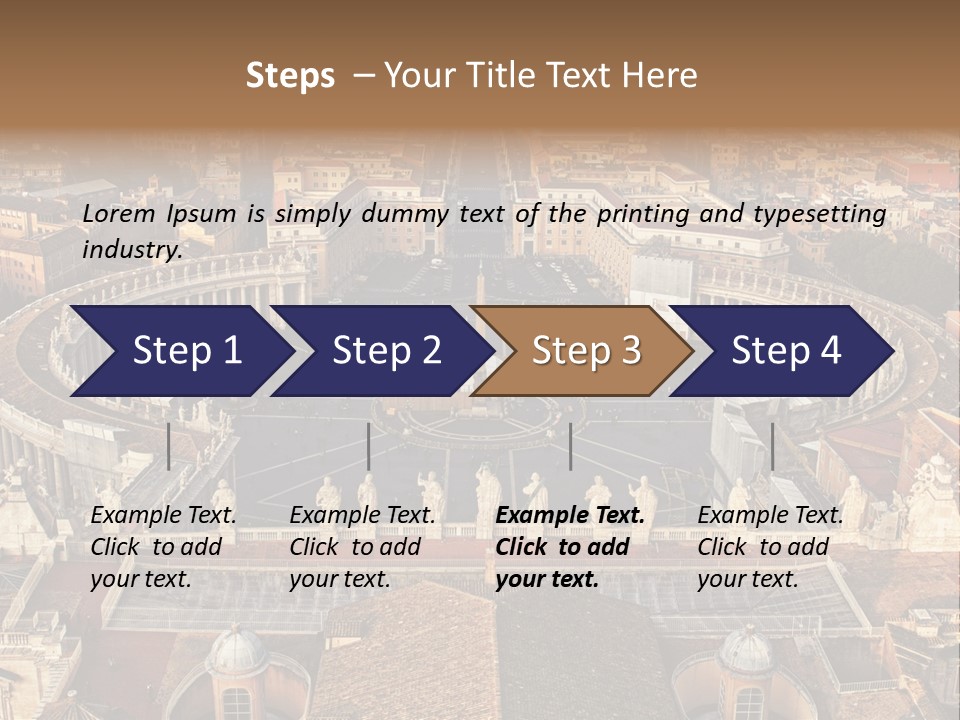 Circle Sight Monastery PowerPoint Template