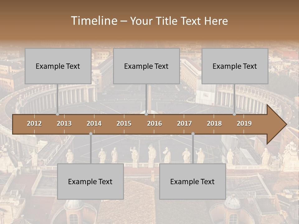 Circle Sight Monastery PowerPoint Template