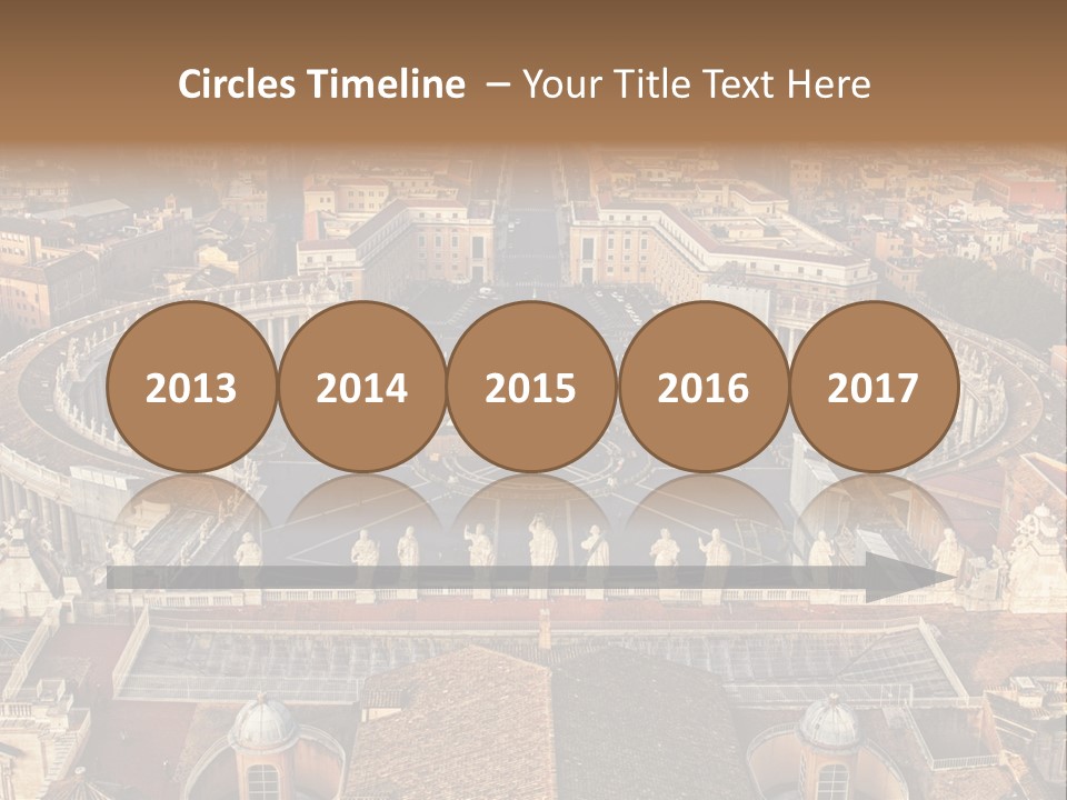 Circle Sight Monastery PowerPoint Template