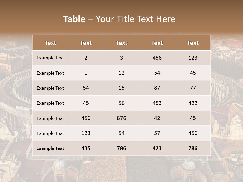 Circle Sight Monastery PowerPoint Template