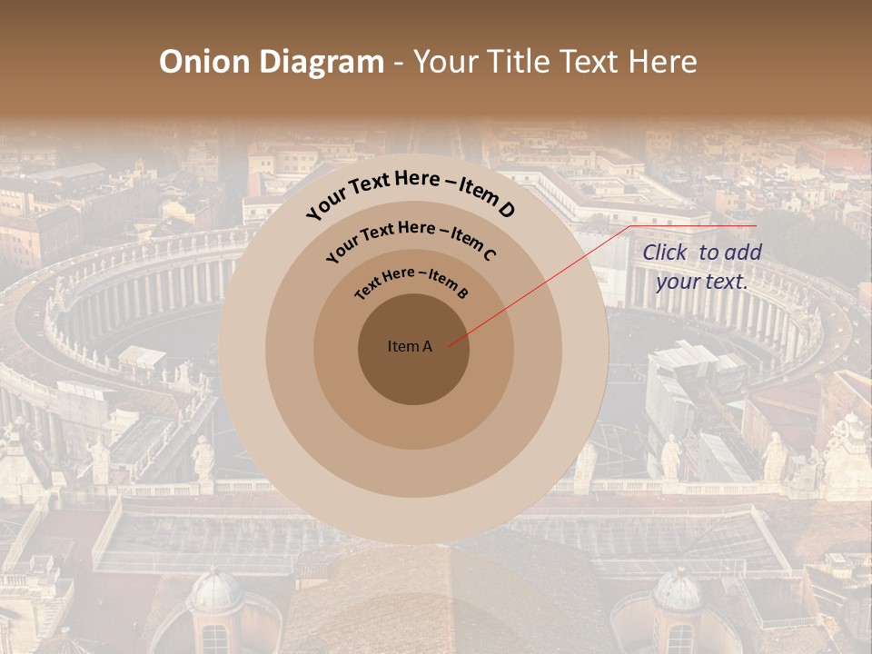 Circle Sight Monastery PowerPoint Template