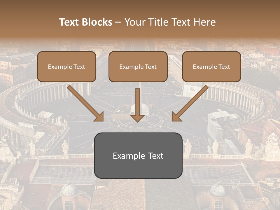 Circle Sight Monastery PowerPoint Template