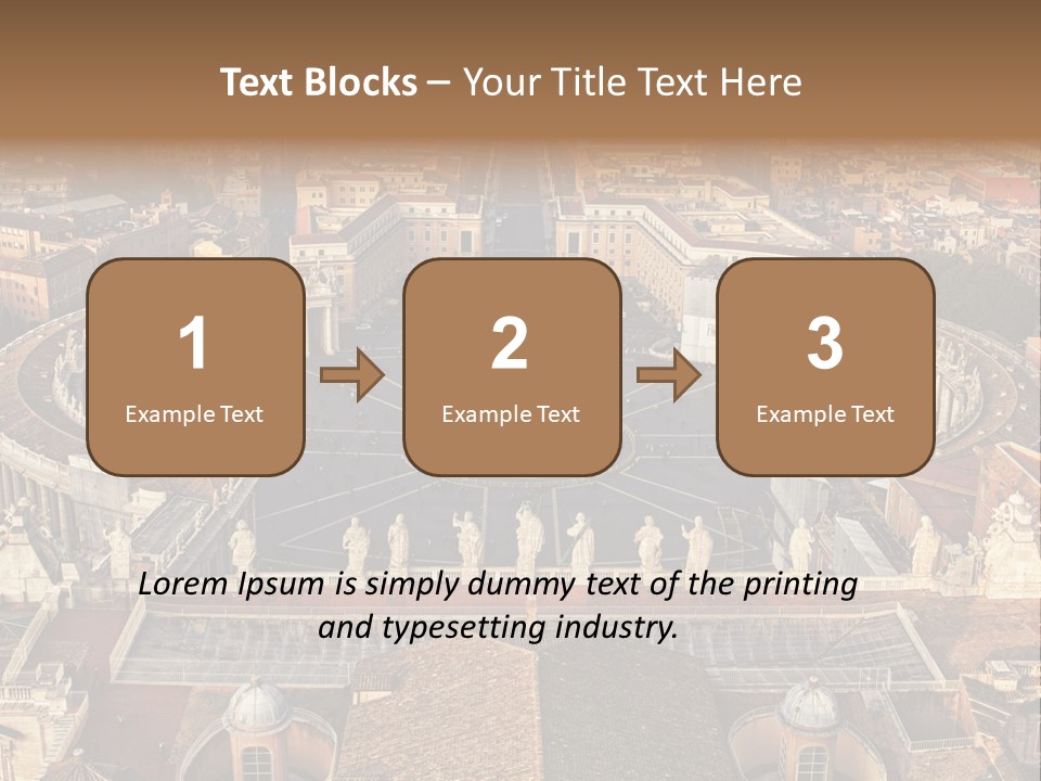 Circle Sight Monastery PowerPoint Template