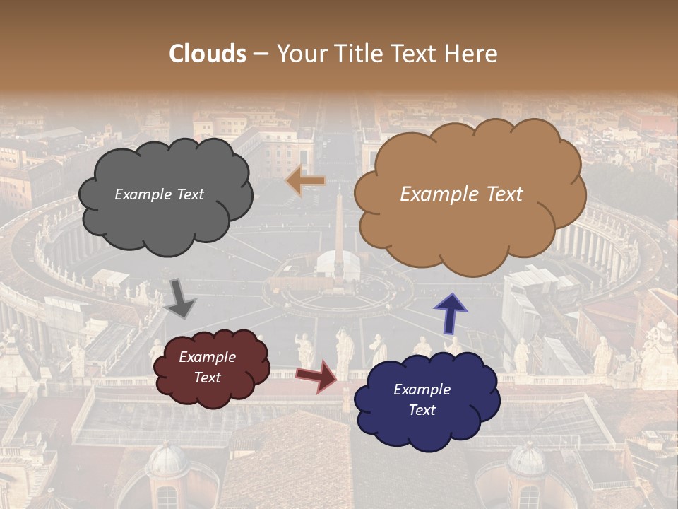 Circle Sight Monastery PowerPoint Template