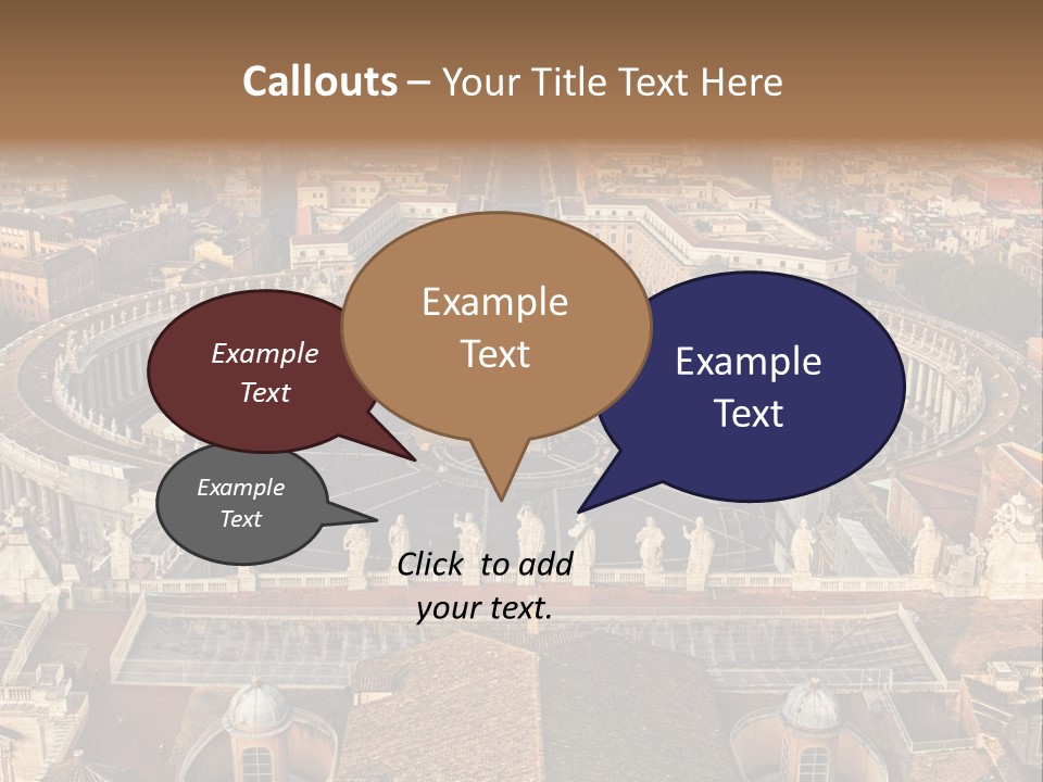 Circle Sight Monastery PowerPoint Template