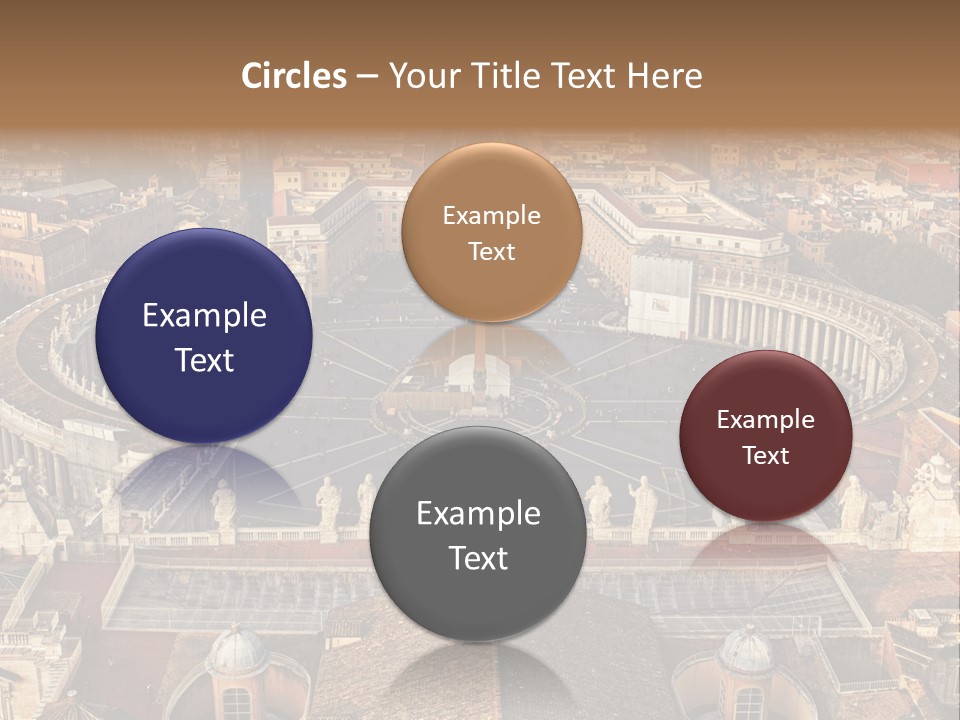 Circle Sight Monastery PowerPoint Template