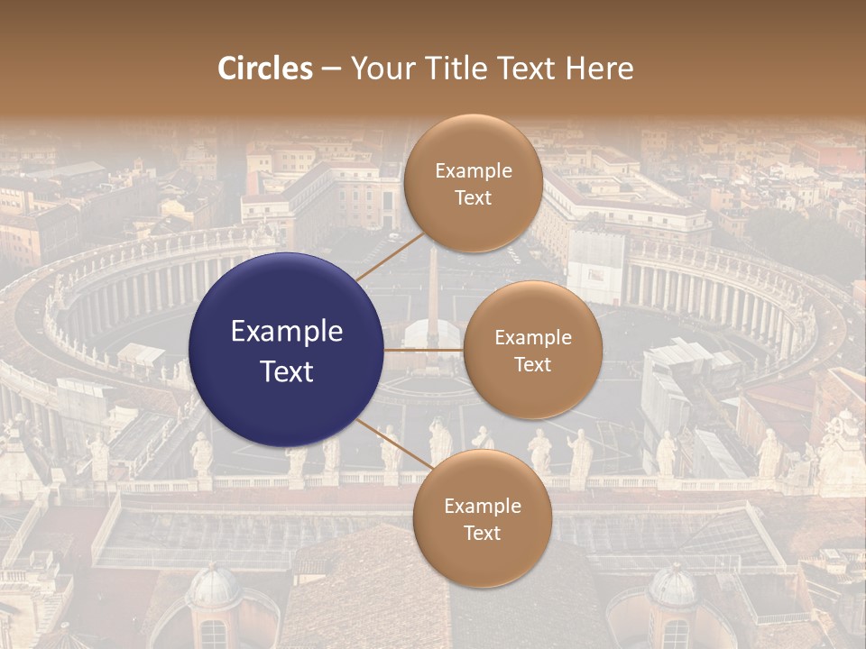 Circle Sight Monastery PowerPoint Template