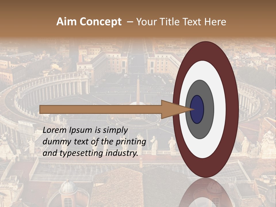 Circle Sight Monastery PowerPoint Template