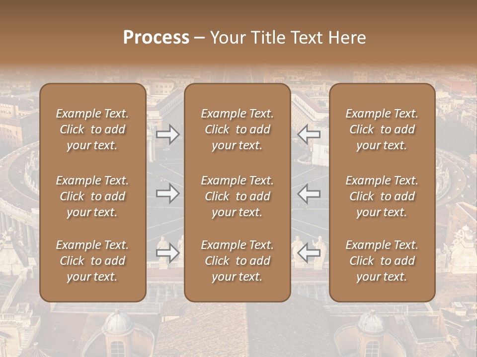 Circle Sight Monastery PowerPoint Template