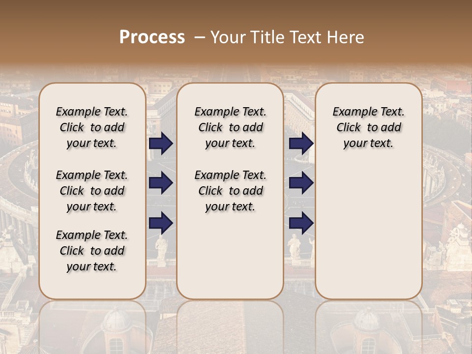 Circle Sight Monastery PowerPoint Template