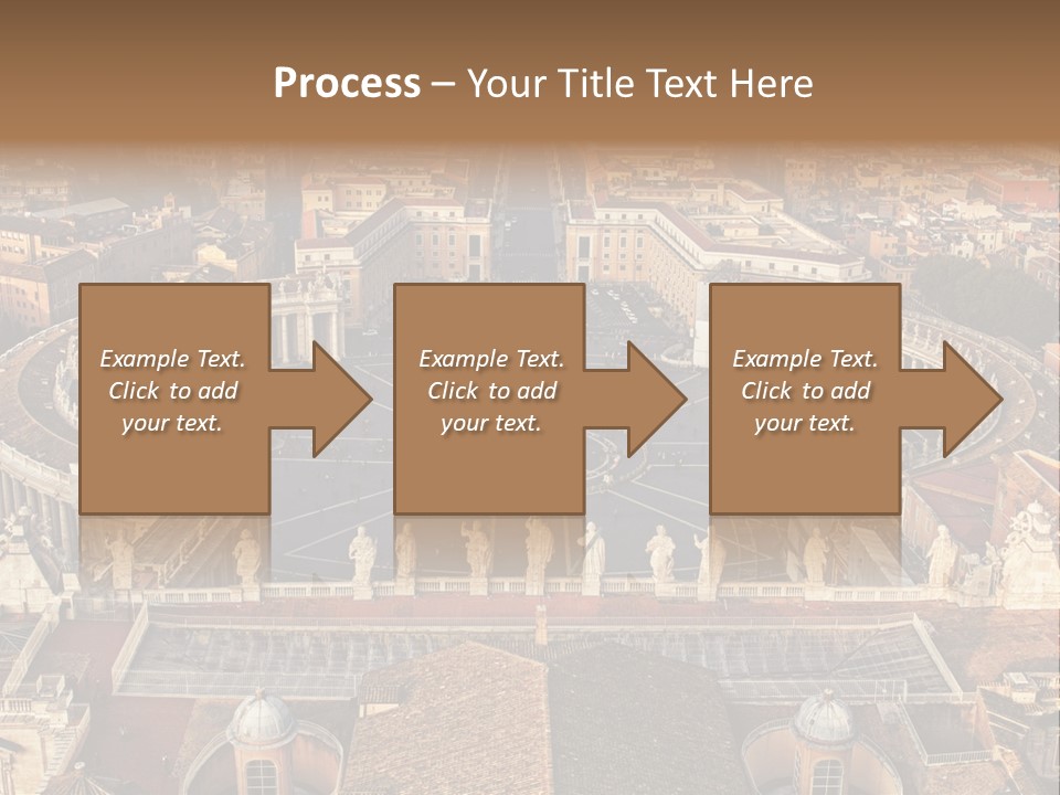 Circle Sight Monastery PowerPoint Template
