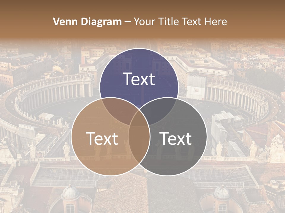 Circle Sight Monastery PowerPoint Template