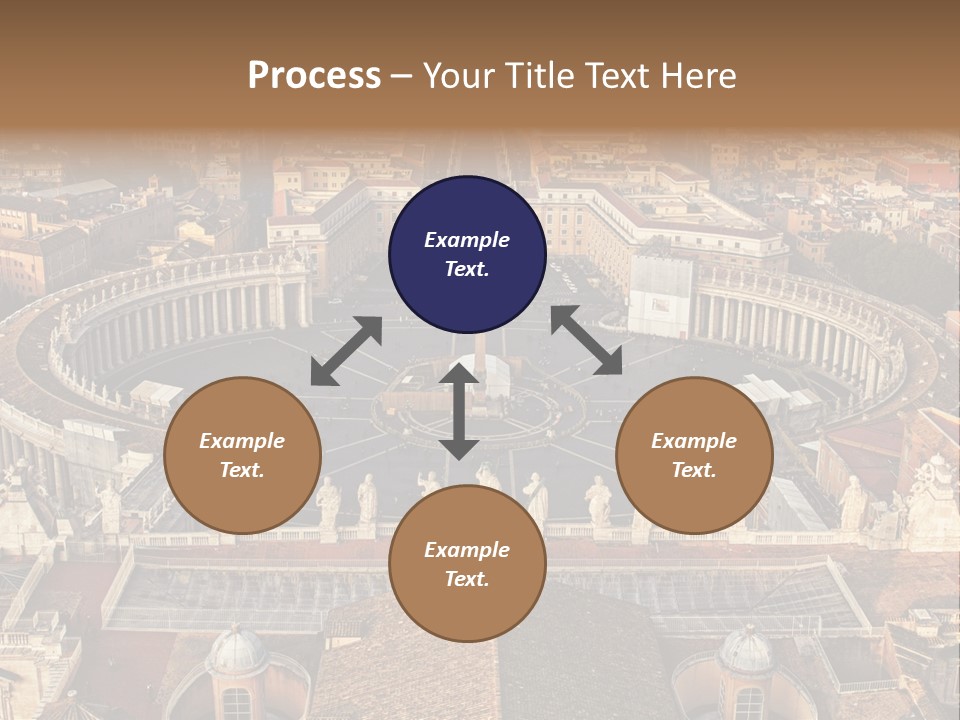 Circle Sight Monastery PowerPoint Template