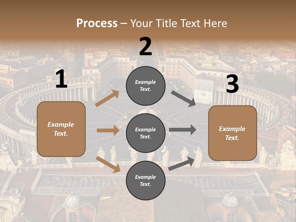 Circle Sight Monastery PowerPoint Template